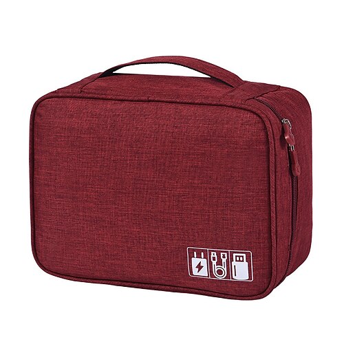 Electronic Storage Bag Cationic Polyester Data Cable Storage Bag Multifunctional Digital Bag
Electronic Storage Bag Cationic Polyester Data Cable Storage Bag Multifunctional Digital Bag