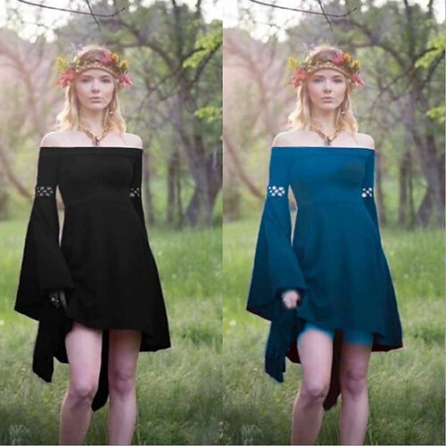 Outlander Retro Vintage Medieval Renaissance Vacation Dress Flapper Dress Masquerade Women's Costume Vintage Cosplay Party Vacation Long Sleeve Dress Carnival
Outlander Retro Vintage Medieval Renaissance Vacation Dress Flapper Dress Masquerade Women's Costume Vintage Cosplay Party Vacation Long Sleeve Dress Carnival
