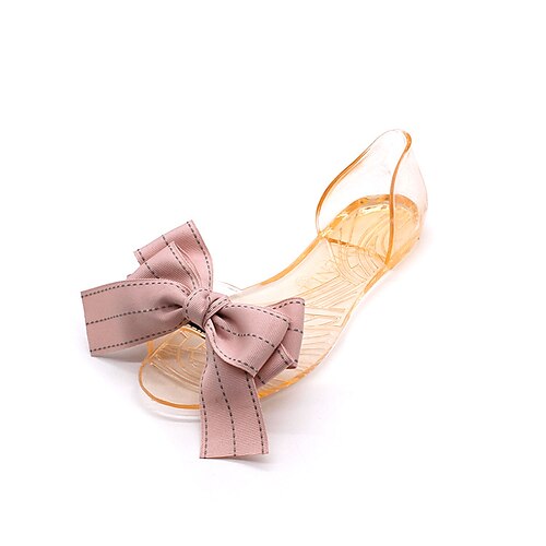 Women's Sandals Flat Sandals Bowknot Flat Heel Round Toe Elegant Casual Daily PVC Loafer Spring Summer Black Gray Pink
Women's Sandals Flat Sandals Bowknot Flat Heel Round Toe Elegant Casual Daily PVC Loafer Spring Summer Black Gray Pink