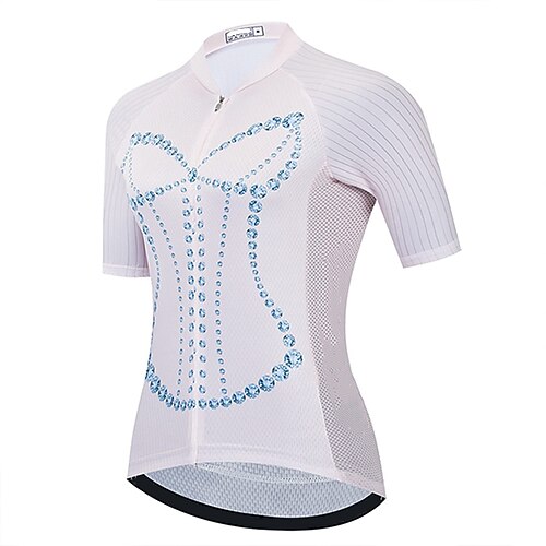 21Grams Women's Short Sleeve Cycling Jersey Summer Spandex White Bike Top Mountain Bike MTB Road Bike Cycling Quick Dry Moisture Wicking Sports Clothing Apparel / Athleisure
21Grams Women's Short Sleeve Cycling Jersey Summer Spandex White Bike Top Mountain Bike MTB Road Bike Cycling Quick Dry Moisture Wicking Sports Clothing Apparel / Athleisure