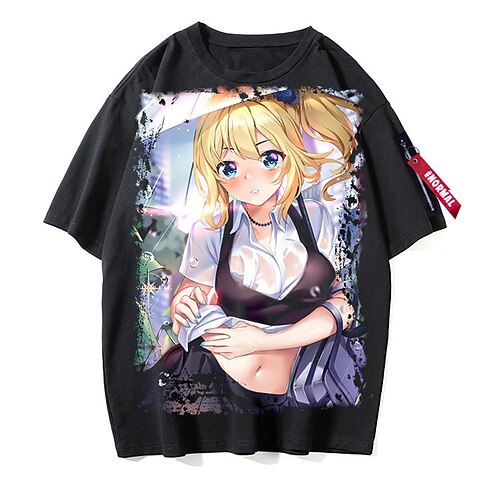 Inspired by Kaguya Sama: Love Is War Fujiwara Chika Shinomiya Kaguya Cosplay Costume T-shirt Polyester / Cotton Blend Pattern Harajuku Graphic Kawaii T-shirt For Men's / Women's / Couple's
Inspired by Kaguya Sama: Love Is War Fujiwara Chika Shinomiya Kaguya Cosplay Costume T-shirt Polyester / Cotton Blend Pattern Harajuku Graphic Kawaii T-shirt For Men's / Women's / Couple's