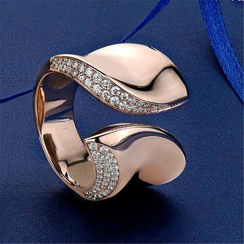 1pc Ring For Women's tiny diamond Anniversary Party Evening Gift Copper Geometrical Vertical / Gold bar
1pc Ring For Women's tiny diamond Anniversary Party Evening Gift Copper Geometrical Vertical / Gold bar