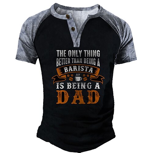 Men's Henley Shirt Tee T shirt 3D Print Graphic Color Block Letter Plus Size Henley Daily Sports Patchwork Button-Down Short Sleeve Tops Basic Casual Classic Designer Black
Men's Henley Shirt Tee T shirt 3D Print Graphic Color Block Letter Plus Size Henley Daily Sports Patchwork Button-Down Short Sleeve Tops Basic Casual Classic Designer Black