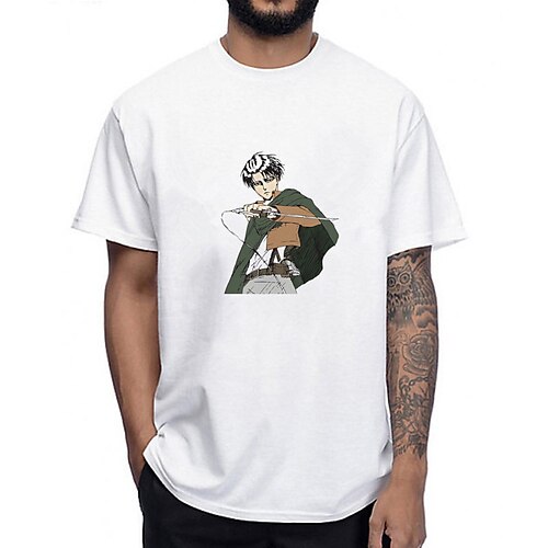 Inspired by Attack on Titan Eren Yeager Levi·Ackerman T-shirt Anime 100% Polyester Anime Harajuku Graphic Kawaii T-shirt For Men's / Women's / Couple's
Inspired by Attack on Titan Eren Yeager Levi·Ackerman T-shirt Anime 100% Polyester Anime Harajuku Graphic Kawaii T-shirt For Men's / Women's / Couple's