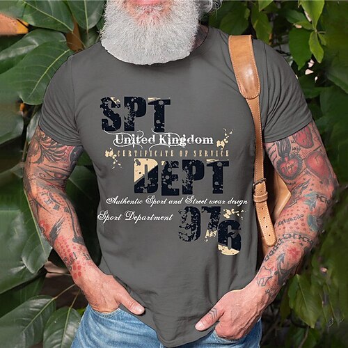 Men's Unisex T shirt Hot Stamping Graphic Prints Letter Crew Neck Street Daily Print Short Sleeve Tops Casual Designer Big and Tall Sports Gray Red
Men's Unisex T shirt Hot Stamping Graphic Prints Letter Crew Neck Street Daily Print Short Sleeve Tops Casual Designer Big and Tall Sports Gray Red