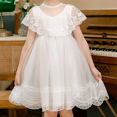 Kids Little Girls' Dress Floral Swing Dress Daily Holiday Mesh White Pink Knee-length Short Sleeve Princess Cute Dresses Children's Day Spring Summer Loose 1 PC 3-10 Years
Kids Little Girls' Dress Floral Swing Dress Daily Holiday Mesh White Pink Knee-length Short Sleeve Princess Cute Dresses Children's Day Spring Summer Loose 1 PC 3-10 Years