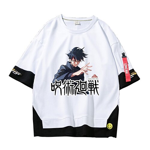 Inspired by Jujutsu Kaisen Fushiguro Megumi T-shirt Cartoon 100% Polyester Anime Fake two piece Harajuku Street Style T-shirt For Men's / Women's / Couple's
Inspired by Jujutsu Kaisen Fushiguro Megumi T-shirt Cartoon 100% Polyester Anime Fake two piece Harajuku Street Style T-shirt For Men's / Women's / Couple's