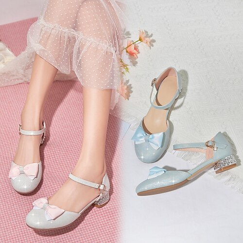 Girls' Flats Princess Shoes PU School Shoes Big Kids(7years ) Party Birthday Buckle White Pink Light Blue Fall Summer
Girls' Flats Princess Shoes PU School Shoes Big Kids(7years ) Party Birthday Buckle White Pink Light Blue Fall Summer