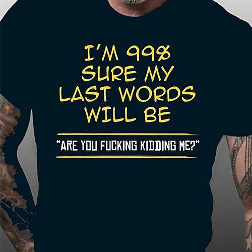 Men's T shirt Hot Stamping Graphic Letter Crew Neck Street Casual Print Short Sleeve Tops Basic Fashion Classic Comfortable Black Dark Gray Navy Blue
Men's T shirt Hot Stamping Graphic Letter Crew Neck Street Casual Print Short Sleeve Tops Basic Fashion Classic Comfortable Black Dark Gray Navy Blue