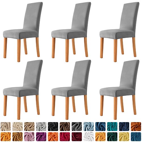 6 peças de veludo de pelúcia elastano capa de cadeira de jantar capa de cadeira de jantar capa protetora de cadeira capa protetora de assento com elástico para sala de jantar casamento
6 peças de veludo de pelúcia elastano capa de cadeira de jantar capa de cadeira de jantar capa protetora de cadeira capa protetora de assento com elástico para sala de jantar casamento