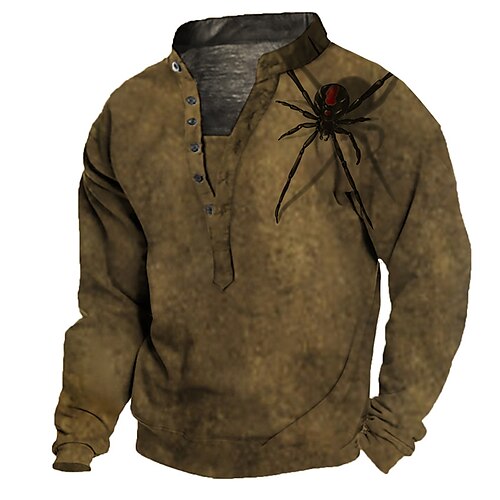 Men's Unisex Sweatshirt Pullover Graphic Prints Spider Insects Print Casual Daily Sports 3D Print Casual Designer Hoodies Sweatshirts Blue Brown
Men's Unisex Sweatshirt Pullover Graphic Prints Spider Insects Print Casual Daily Sports 3D Print Casual Designer Hoodies Sweatshirts Blue Brown