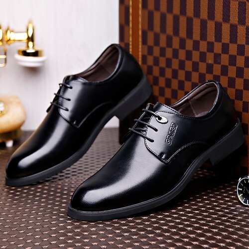 Men's Oxfords Classic British Daily Office Career PU Booties / Ankle Boots Black Fall Spring
Men's Oxfords Classic British Daily Office Career PU Booties / Ankle Boots Black Fall Spring