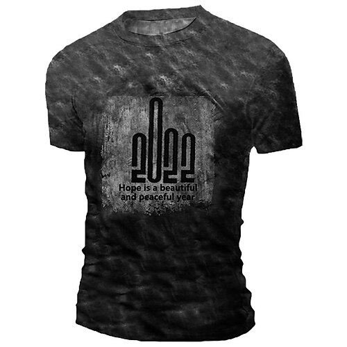 Men's Unisex T shirt 3D Print Graphic Prints Letter Crew Neck Street Daily Print Short Sleeve Tops Casual Vintage Designer Big and Tall Gray Gold
Men's Unisex T shirt 3D Print Graphic Prints Letter Crew Neck Street Daily Print Short Sleeve Tops Casual Vintage Designer Big and Tall Gray Gold
