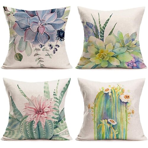 Cactus Double Side Cushion Cover 4PC/set Soft Decorative Square Throw Pillow Cover Cushion Case Pillowcase for Sofa Bedroom Superior Quality Machine Washable
Cactus Double Side Cushion Cover 4PC/set Soft Decorative Square Throw Pillow Cover Cushion Case Pillowcase for Sofa Bedroom Superior Quality Machine Washable