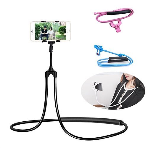 Mobile Phone Holder Hanging Neck Lazy Cellphone Mount Accessories Adjustable 360 Degree Phones Holder Stand for iPhone
Mobile Phone Holder Hanging Neck Lazy Cellphone Mount Accessories Adjustable 360 Degree Phones Holder Stand for iPhone