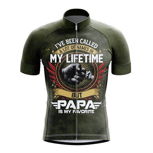 21Grams Men's Cycling Jersey Short Sleeve Bike Top with 3 Rear Pockets Mountain Bike MTB Road Bike Cycling Breathable Quick Dry Moisture Wicking Reflective Strips Black Green Grey Graphic Polyester
21Grams Men's Cycling Jersey Short Sleeve Bike Top with 3 Rear Pockets Mountain Bike MTB Road Bike Cycling Breathable Quick Dry Moisture Wicking Reflective Strips Black Green Grey Graphic Polyester