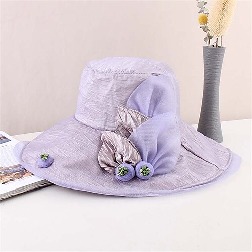 Women's Chic Modern Bucket Hat Sun Hat Party Dailywear Holiday Floral Floral Beige Purple Hat Portable Windproof Comfort
Women's Chic Modern Bucket Hat Sun Hat Party Dailywear Holiday Floral Floral Beige Purple Hat Portable Windproof Comfort