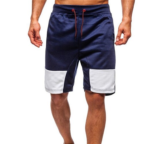 Men's Classic Style Fashion Active Shorts Pocket Patchwork Elastic Drawstring Design Short Pants Sports Outdoor Casual Micro-elastic Color Block Comfort Breathable Mid Waist Black Gray Navy Blue M L
Men's Classic Style Fashion Active Shorts Pocket Patchwork Elastic Drawstring Design Short Pants Sports Outdoor Casual Micro-elastic Color Block Comfort Breathable Mid Waist Black Gray Navy Blue M L