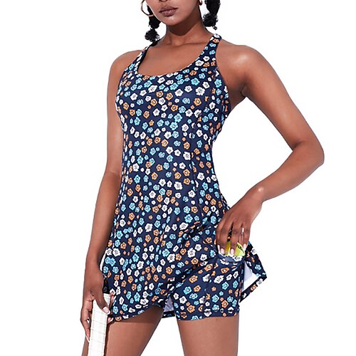 Women's Tennis Dress With Pockets Quick Dry Moisture Wicking Sleeveless Dress With Inner Shorts Floral Summer Gym Workout Tennis Golf / Lightweight
Women's Tennis Dress With Pockets Quick Dry Moisture Wicking Sleeveless Dress With Inner Shorts Floral Summer Gym Workout Tennis Golf / Lightweight