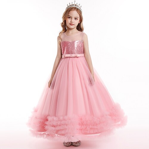 Kids Little Girls' Dress Sequin A Line Dress Party Christening dress Ruched Sparkle Bow Green White Purple Asymmetrical Sleeveless Princess Cute Dresses Spring Summer Regular Fit 2# 4-12 Years
Kids Little Girls' Dress Sequin A Line Dress Party Christening dress Ruched Sparkle Bow Green White Purple Asymmetrical Sleeveless Princess Cute Dresses Spring Summer Regular Fit 2# 4-12 Years