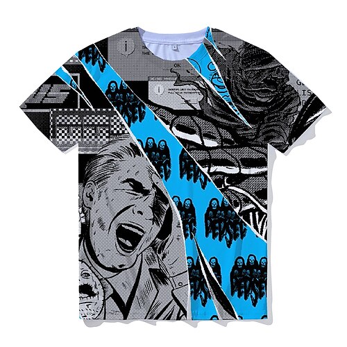 Inspired by Suicide Squad Joker Cosplay T-shirt Cartoon 100% Polyester Anime Harajuku Graphic Kawaii T-shirt For Men's / Women's / Couple's
Inspired by Suicide Squad Joker Cosplay T-shirt Cartoon 100% Polyester Anime Harajuku Graphic Kawaii T-shirt For Men's / Women's / Couple's