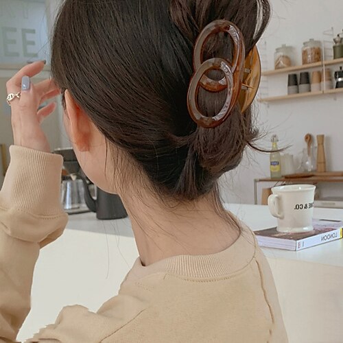 1pc Women's Hair Claws Hair Clip For Street Gift Holiday Head Crossover Plastic Brown
1pc Women's Hair Claws Hair Clip For Street Gift Holiday Head Crossover Plastic Brown