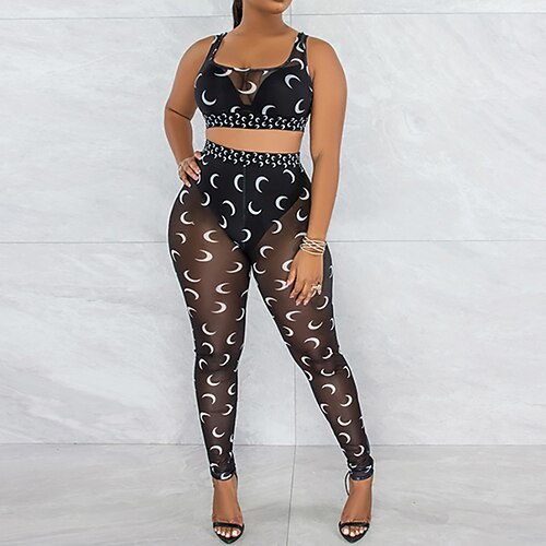 Women's Camis Active Sexy White Black Club Party / Cocktail Mesh Print Deep U S M L XL XXL
Women's Camis Active Sexy White Black Club Party / Cocktail Mesh Print Deep U S M L XL XXL