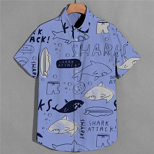 Men's Shirt Print Graffiti Turndown Street Casual Button-Down Print Short Sleeve Tops Casual Fashion Designer Breathable Blue
Men's Shirt Print Graffiti Turndown Street Casual Button-Down Print Short Sleeve Tops Casual Fashion Designer Breathable Blue