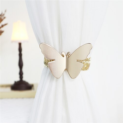 1 Piece Luxury Style Metal Butterfly Curtain Buckle Decorative Draperies Holdback
1 Piece Luxury Style Metal Butterfly Curtain Buckle Decorative Draperies Holdback