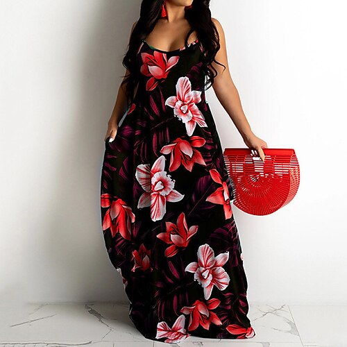 Women's Swing Dress Slip Dress Green Blue Red Sleeveless Floral Print Spring Summer Spaghetti Strap 2022 S M L XL XXL 3XL 4XL 5XL
Women's Swing Dress Slip Dress Green Blue Red Sleeveless Floral Print Spring Summer Spaghetti Strap 2022 S M L XL XXL 3XL 4XL 5XL