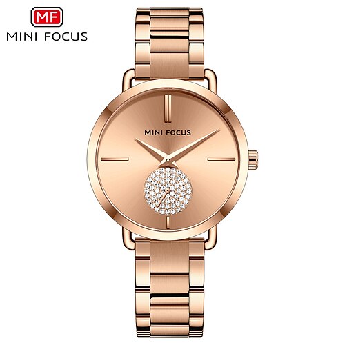 MINI FOCUS Quartz Watch for Women Analog Quartz Stylish Casual Fashion Waterproof Metal Alloy Fashion
MINI FOCUS Quartz Watch for Women Analog Quartz Stylish Casual Fashion Waterproof Metal Alloy Fashion