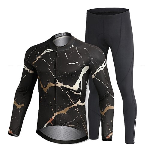 21Grams Men's Cycling Jersey with Tights Long Sleeve Mountain Bike MTB Road Bike Cycling Black Graphic Bike Clothing Suit 3D Pad Breathable Quick Dry Moisture Wicking Back Pocket Polyester Spandex
21Grams Men's Cycling Jersey with Tights Long Sleeve Mountain Bike MTB Road Bike Cycling Black Graphic Bike Clothing Suit 3D Pad Breathable Quick Dry Moisture Wicking Back Pocket Polyester Spandex