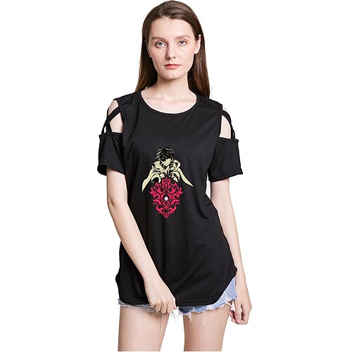 Inspired by The Rising of the Shield Hero Naofumi Iwatani Raphtalia Cosplay Costume T-shirt 100% Polyester Pattern Harajuku Graphic Kawaii T-shirt For Men's / Women's / Couple's
Inspired by The Rising of the Shield Hero Naofumi Iwatani Raphtalia Cosplay Costume T-shirt 100% Polyester Pattern Harajuku Graphic Kawaii T-shirt For Men's / Women's / Couple's