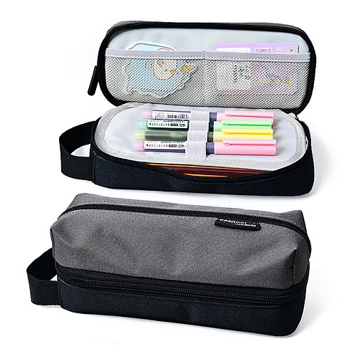 PencilCasePenPouchMarkerBag Wear-Resistant Multifunction With Zipper Oxford Cloth for School Student Kids
PencilCasePenPouchMarkerBag Wear-Resistant Multifunction With Zipper Oxford Cloth for School Student Kids