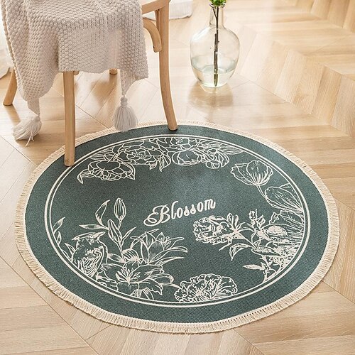 Floor Boho Rug Round Aztec Cotton Mat with Tassel Hand Woven Foot Mats Carpet Kitchen Runner for Livingroom Bedroom Kitchen Laundry Room
Floor Boho Rug Round Aztec Cotton Mat with Tassel Hand Woven Foot Mats Carpet Kitchen Runner for Livingroom Bedroom Kitchen Laundry Room