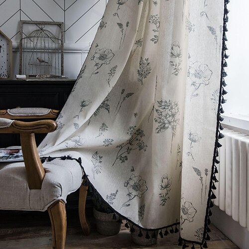1 Panel Home Curtain Drapes Cotton Linen Semi-Blackout Room Darkening Ruffle Farmhouse Window Treatments Living Room Bedroom Nursery
1 Panel Home Curtain Drapes Cotton Linen Semi-Blackout Room Darkening Ruffle Farmhouse Window Treatments Living Room Bedroom Nursery