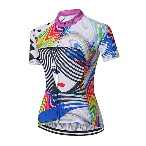 21Grams Women's Short Sleeve Cycling Jersey Summer Spandex Blue Bike Top Mountain Bike MTB Road Bike Cycling Quick Dry Moisture Wicking Sports Clothing Apparel / Athleisure
21Grams Women's Short Sleeve Cycling Jersey Summer Spandex Blue Bike Top Mountain Bike MTB Road Bike Cycling Quick Dry Moisture Wicking Sports Clothing Apparel / Athleisure
