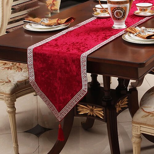 Table Runner Silky Tablecloth Contemporary Geometric Table Cover Table Decorations for Party Evening Banquet Holidays 33180 cm
Table Runner Silky Tablecloth Contemporary Geometric Table Cover Table Decorations for Party Evening Banquet Holidays 33180 cm