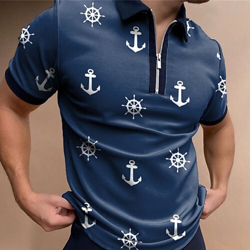 Men's Collar Polo Shirt Golf Shirt Quarter Zip Polo Rudder Turndown Navy Blue Casual Daily Short Sleeve Zipper Clothing Apparel Sports Fashion Casual Comfortable
Men's Collar Polo Shirt Golf Shirt Quarter Zip Polo Rudder Turndown Navy Blue Casual Daily Short Sleeve Zipper Clothing Apparel Sports Fashion Casual Comfortable