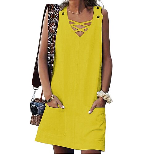 Damen Etuikleid Gelb Marineblau Ärmellos Einfarbig Tasche Frühling Sommer V Ausschnitt Klassisch 2022 S M L XL XXL 3XL 4XL 5XL
Damen Etuikleid Gelb Marineblau Ärmellos Einfarbig Tasche Frühling Sommer V Ausschnitt Klassisch 2022 S M L XL XXL 3XL 4XL 5XL