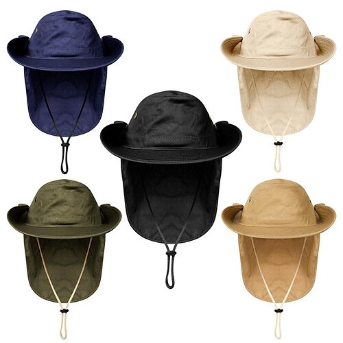 Men's Women's Sun Hat Fishing Hat Hiking Hat Boonie hat Wide Brim with Neck Flap Summer Outdoor UV Sun Protection Sunscreen UV Protection Breathable Hat ArmyGreen Black khaki for Fishing Climbing
Men's Women's Sun Hat Fishing Hat Hiking Hat Boonie hat Wide Brim with Neck Flap Summer Outdoor UV Sun Protection Sunscreen UV Protection Breathable Hat ArmyGreen Black khaki for Fishing Climbing