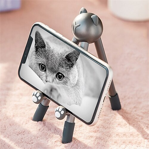 Phone Stand Portable Foldable Slip Resistant Phone Holder for Desk Bedside Selfies / Vlogging / Live Streaming Compatible with Tablet All Mobile Phone Phone Accessory
Phone Stand Portable Foldable Slip Resistant Phone Holder for Desk Bedside Selfies / Vlogging / Live Streaming Compatible with Tablet All Mobile Phone Phone Accessory