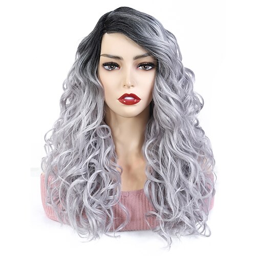 parrucche sintetiche per donne nere nero grigio ombre colore parte centrale x-tress parrucca per capelli a onde sciolte di media lunghezza
parrucche sintetiche per donne nere nero grigio ombre colore parte centrale x-tress parrucca per capelli a onde sciolte di media lunghezza