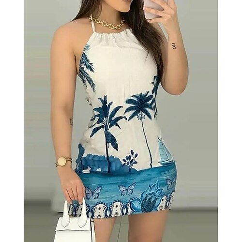 Women's A Line Dress Short Mini Dress White Sleeveless Print Butterfly Ruched Print Spring Summer Spaghetti Strap Elegant Casual 2022 S M L XL XXL 3XL
Women's A Line Dress Short Mini Dress White Sleeveless Print Butterfly Ruched Print Spring Summer Spaghetti Strap Elegant Casual 2022 S M L XL XXL 3XL