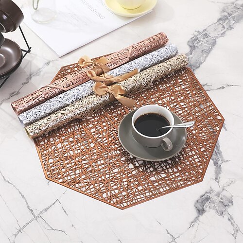Hollow Placemats Placemat Table Mats Heat Resistant Washable Outdoor Placemats for Kitchen Dining Patio Table Decorations
Hollow Placemats Placemat Table Mats Heat Resistant Washable Outdoor Placemats for Kitchen Dining Patio Table Decorations