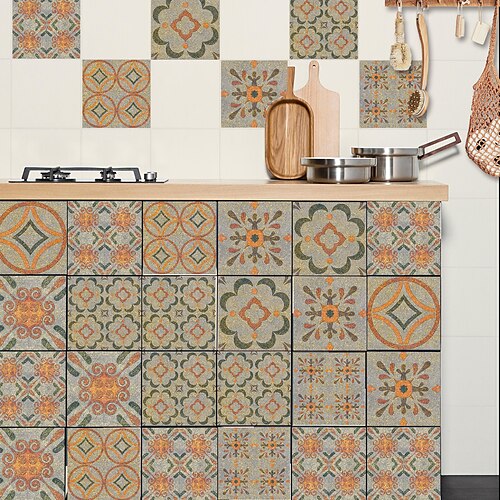 Kitchen Oil-proof And Waterproof Tile Stickers Crystal Film Dallas Golden Brown Pattern Tile Renovation Thickened Wall Stickers
Kitchen Oil-proof And Waterproof Tile Stickers Crystal Film Dallas Golden Brown Pattern Tile Renovation Thickened Wall Stickers