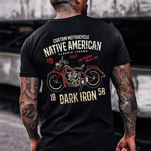 Men's T shirt 3D Print Graphic Motorcycle Crew Neck Street Casual Print Short Sleeve Tops Basic Fashion Classic Comfortable Black / Sports / Summer
Men's T shirt 3D Print Graphic Motorcycle Crew Neck Street Casual Print Short Sleeve Tops Basic Fashion Classic Comfortable Black / Sports / Summer