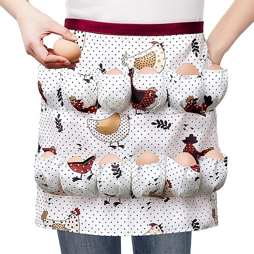 Eggs Collecting Gathering Holding Apron for Chicken Hense Duck Goose Eggs Housewife Farmhouse Kitchen Home Workwear
Eggs Collecting Gathering Holding Apron for Chicken Hense Duck Goose Eggs Housewife Farmhouse Kitchen Home Workwear