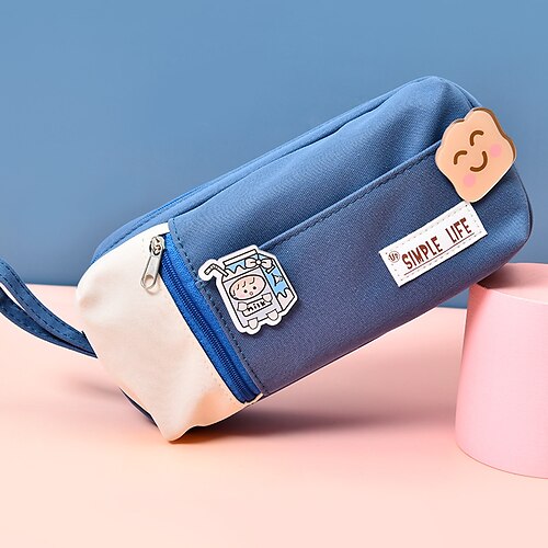 PencilCasePenPouchMarkerBag Cute Wear-Resistant With Zipper Canvas for School Student Kids
PencilCasePenPouchMarkerBag Cute Wear-Resistant With Zipper Canvas for School Student Kids