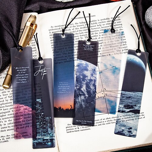 5 pcs Plastic Bookmark Cartoon Space Creative Delicate Page Markers PVC Aesthetic Chinese Style Funny Bookmark for Student Women Gifts 133 inch
5 pcs Plastic Bookmark Cartoon Space Creative Delicate Page Markers PVC Aesthetic Chinese Style Funny Bookmark for Student Women Gifts 133 inch